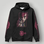 Arcane Vi inspired gamer hoodie front view

League of Legends Vi fan hoodie black

Anime streetwear Vi cosplay hoodie

Arcane style cyberpunk gamer sweatshirt