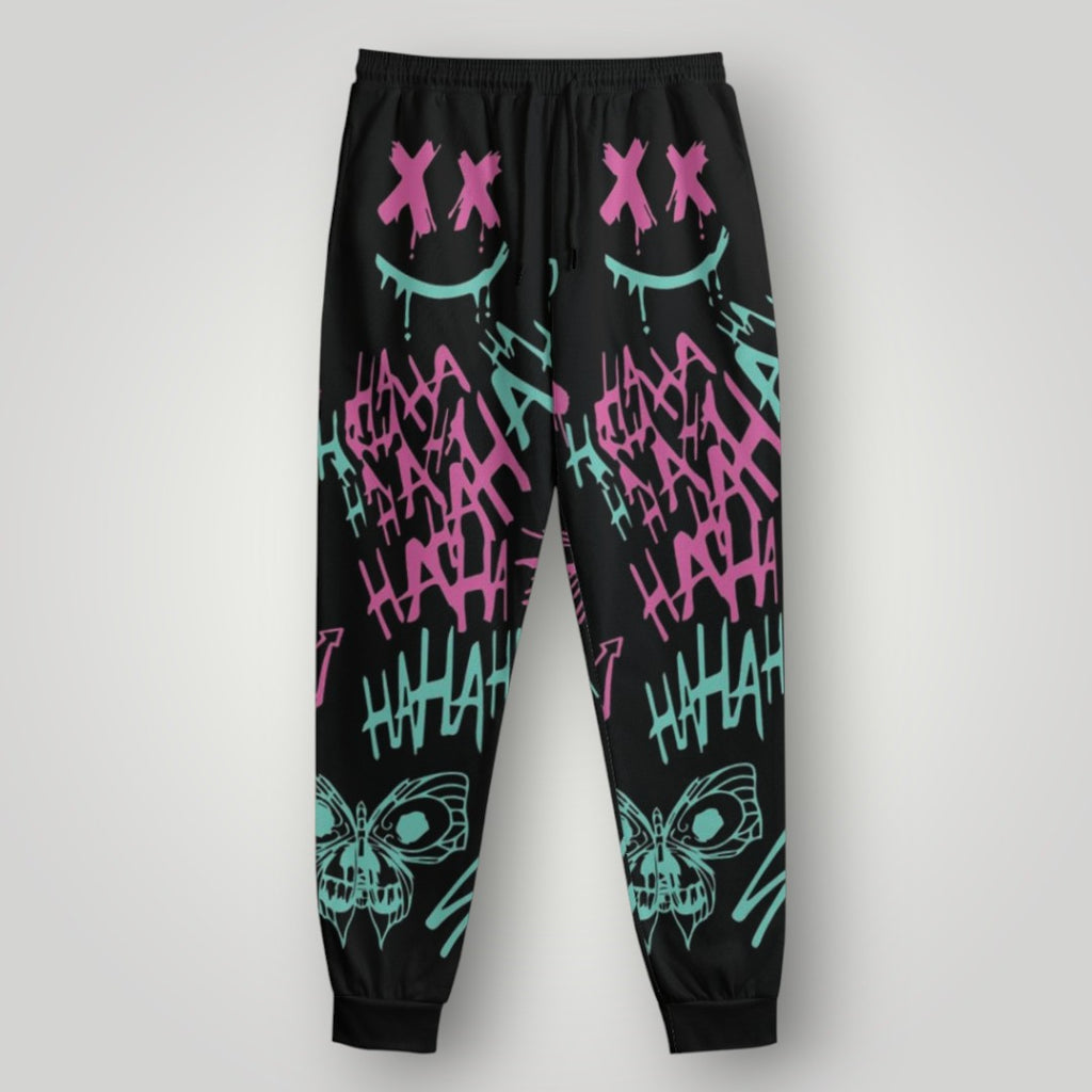Arcane Jinx inspired jogger pants

Jinx Arcane neon gamer sweatpants

League of Legends Jinx fan joggers

Anime cyberpunk lounge pants