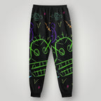 Arcane Jinx inspired jogger pants

Jinx Arcane neon gamer sweatpants

League of Legends Jinx fan joggers

Anime cyberpunk lounge pants