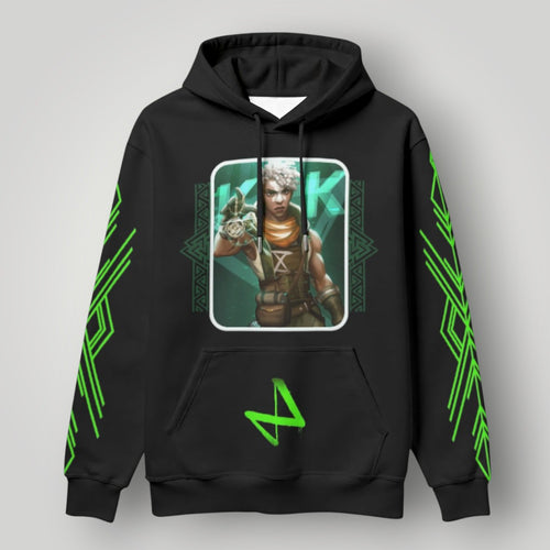 Arcane Ekko inspired gamer hoodie

Ekko Arcane cyberpunk hoodie

League of Legends Ekko fan hoodie black

Neon anime gamer streetwear hoodie