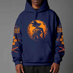 Dragon Ball Z Vintage 1984 Style Hoodie | Black Goku Silhouette Pullover