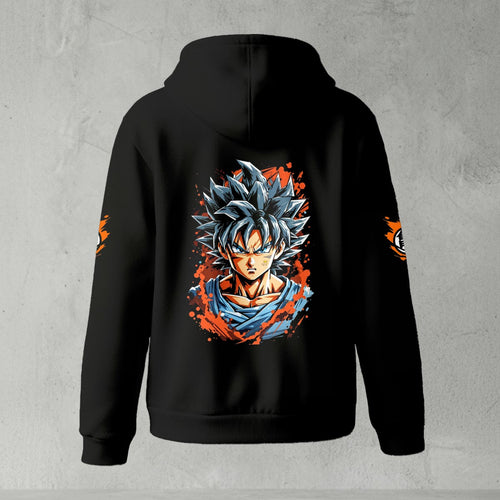 Dragon Ball Z Hoodie • Goku Anime Zip Up Sweatshirt
