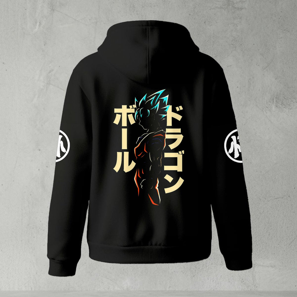 Dragon Ball Z Hoodie • Goku Anime Zip Up Sweatshirt 1111