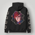 Arcane Vi inspired gamer hoodie front view

League of Legends Vi fan hoodie black

Anime streetwear Vi cosplay hoodie

Arcane style cyberpunk gamer sweatshirt