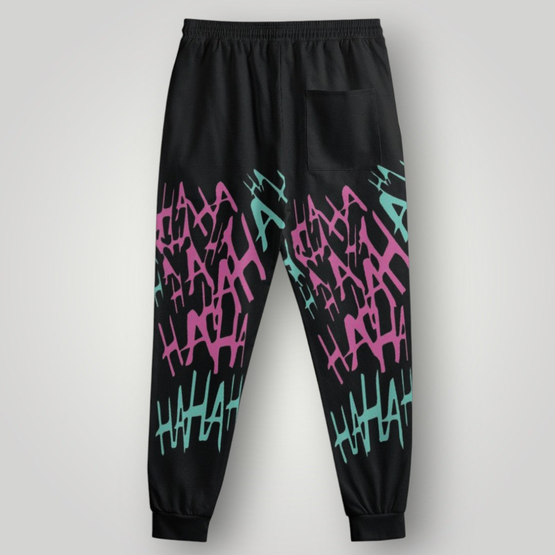 Arcane Jinx inspired jogger pants

Jinx Arcane neon gamer sweatpants

League of Legends Jinx fan joggers

Anime cyberpunk lounge pants
