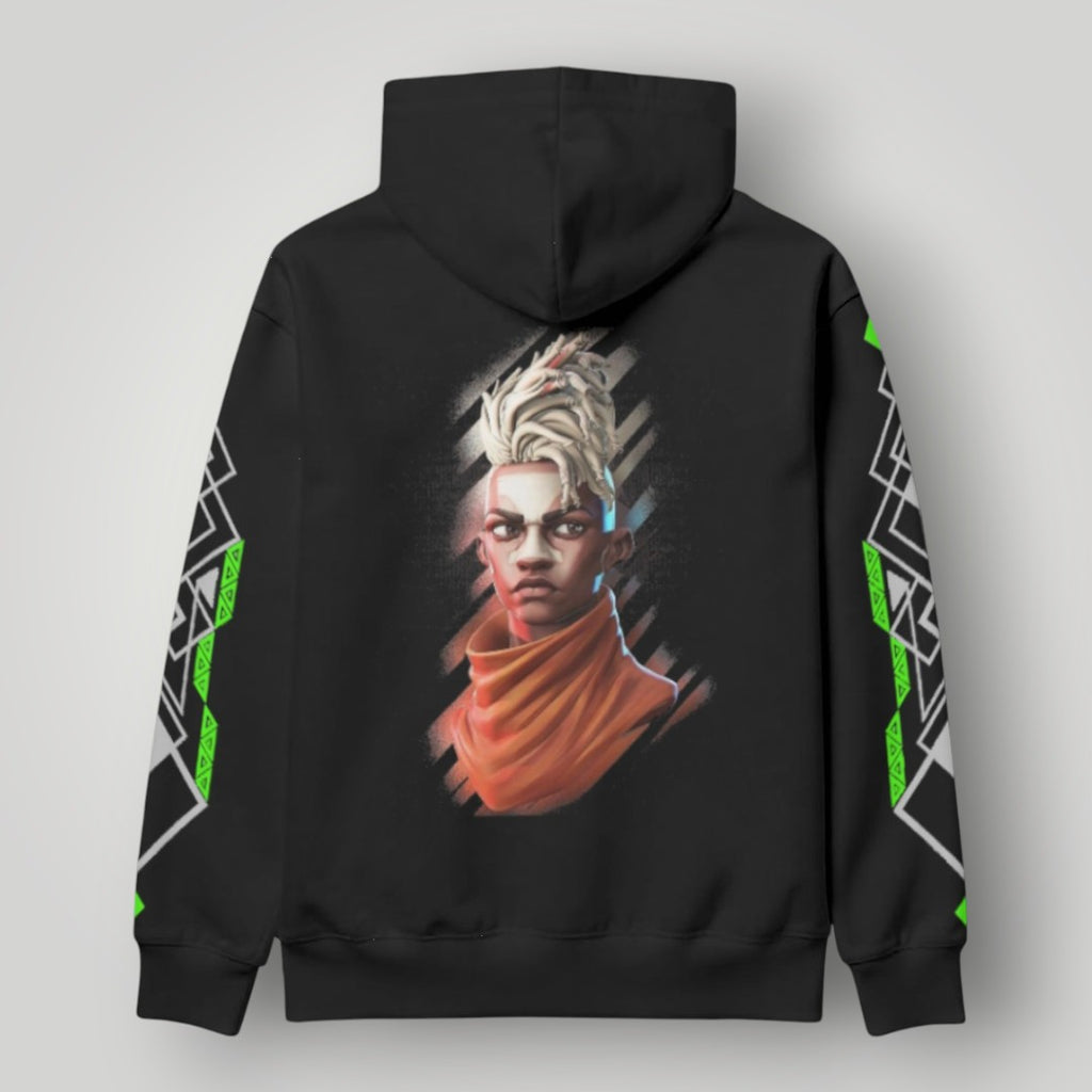 Arcane Ekko inspired gamer hoodie

Ekko Arcane cyberpunk hoodie

League of Legends Ekko fan hoodie black

Neon anime gamer streetwear hoodie