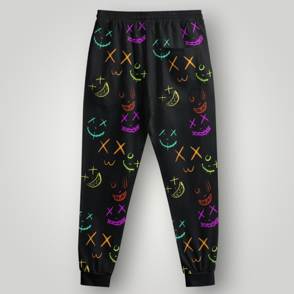 Arcane Jinx inspired jogger pants

Jinx Arcane neon gamer sweatpants

League of Legends Jinx fan joggers

Anime cyberpunk lounge pants