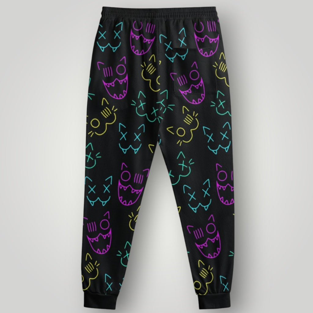 Arcane Jinx inspired jogger pants

Jinx Arcane neon gamer sweatpants

League of Legends Jinx fan joggers

Anime cyberpunk lounge pants
