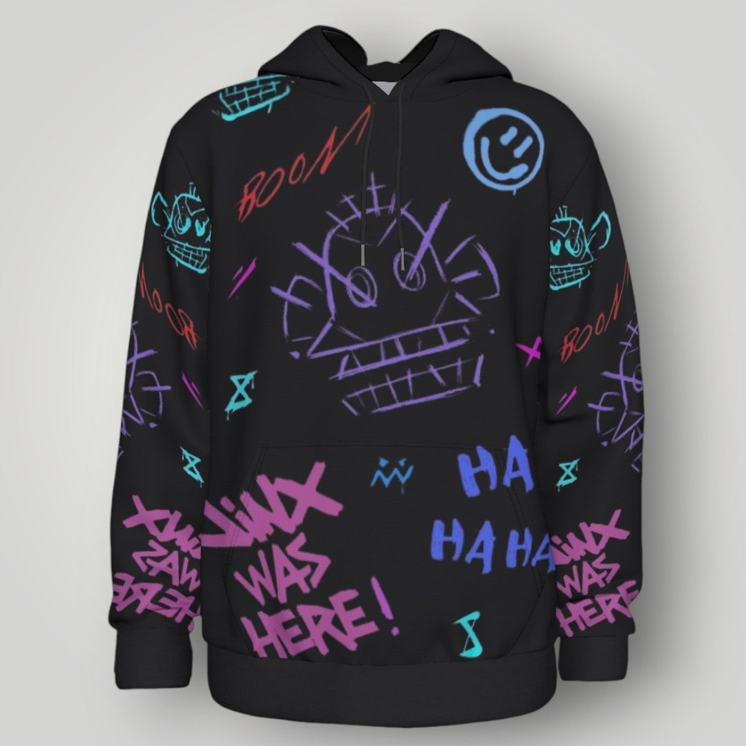 Arcane Jinx inspired neon gamer hoodie

Jinx Arcane anime cyberpunk hoodie

League of Legends Jinx fan hoodie black

Neon anime streetwear gamer sweatshirt