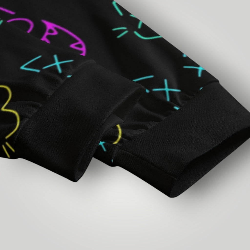 Arcane Jinx inspired jogger pants

Jinx Arcane neon gamer sweatpants

League of Legends Jinx fan joggers

Anime cyberpunk lounge pants