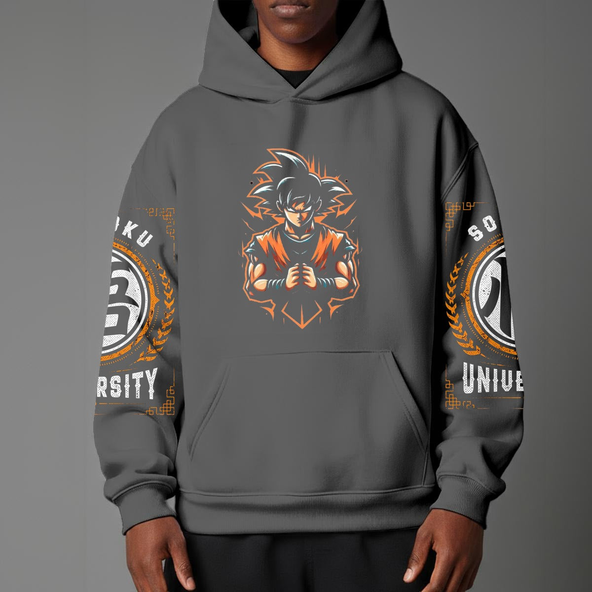 Dragon Ball Z Hoodie • Goku Anime Zip Up Sweatshirt