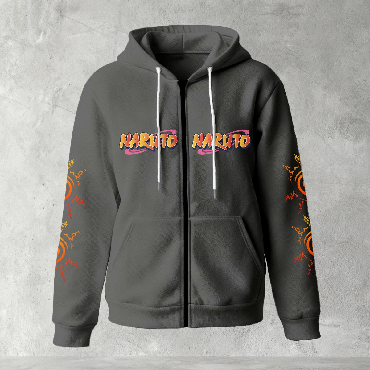 naruto inspired zip hoodie

anime ninja hoodie black

naruto fan art streetwear

uzumaki style hoodie

anime zip up sweatshirt