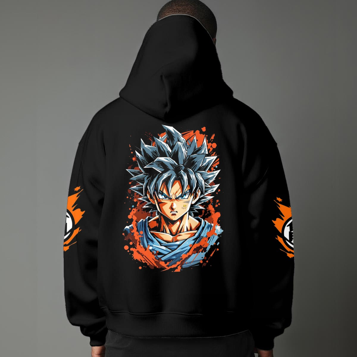Dragon Ball Z Hoodie • Goku Anime Zip Up Sweatshirt