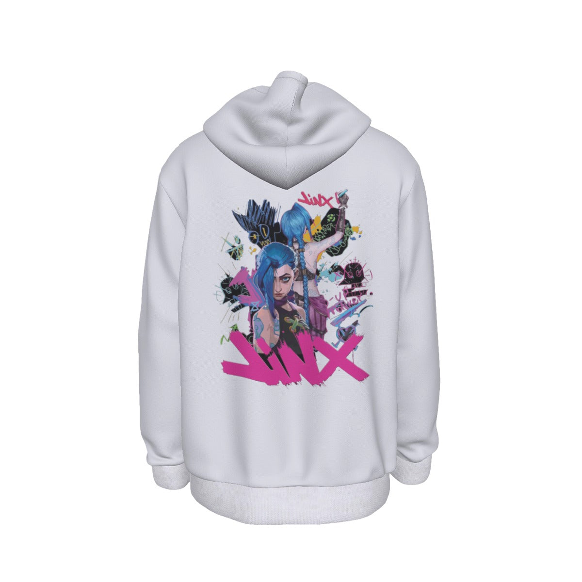 Arcane Jinx inspired neon gamer hoodie

Jinx Arcane anime cyberpunk hoodie

League of Legends Jinx fan hoodie black

Neon anime streetwear gamer sweatshirt