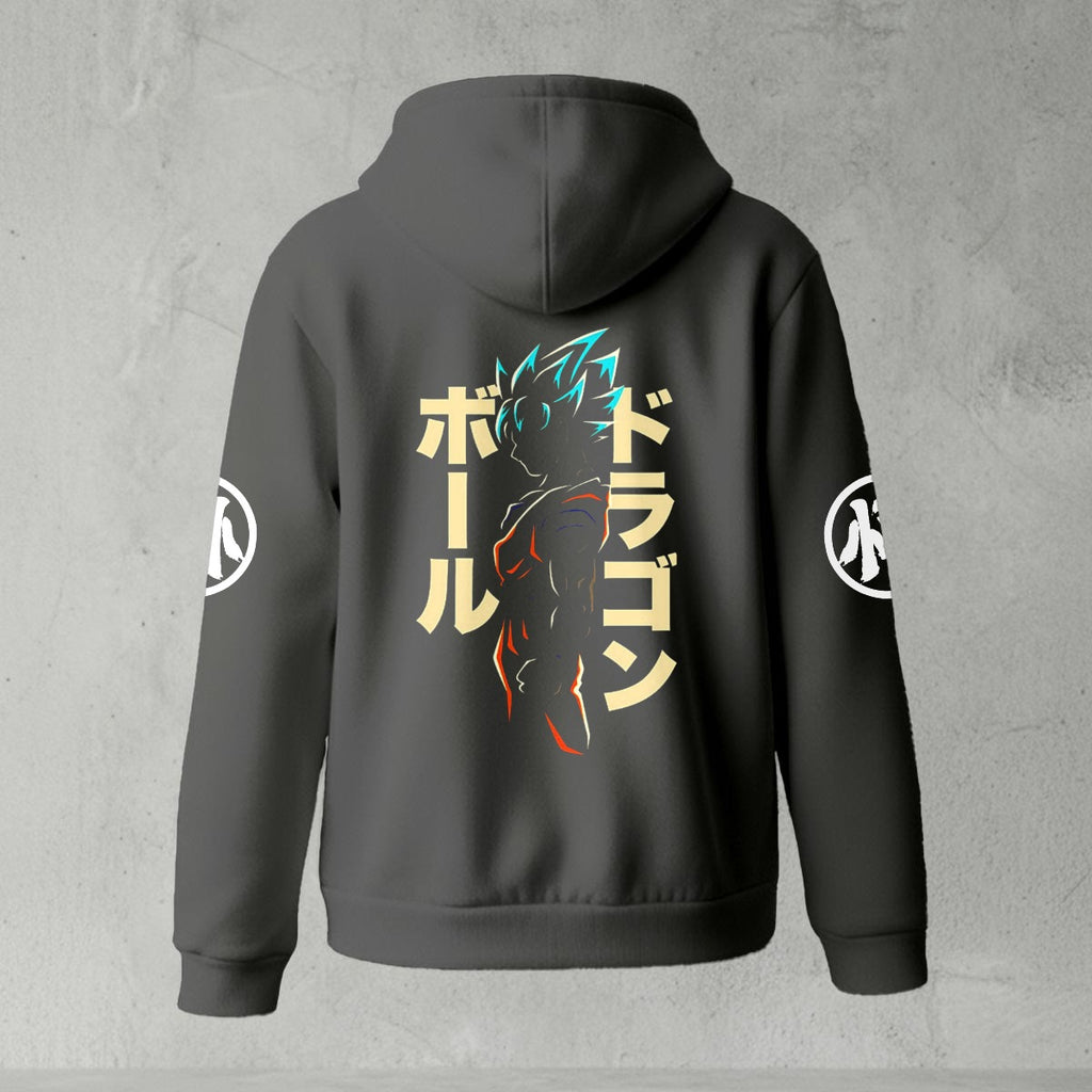 Dragon Ball Z Hoodie • Goku Anime Zip Up Sweatshirt 1111