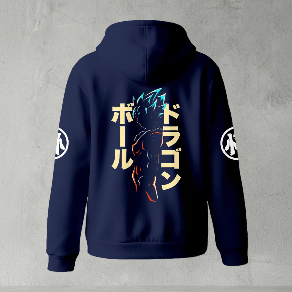 Dragon Ball Z Hoodie • Goku Anime Zip Up Sweatshirt 1111